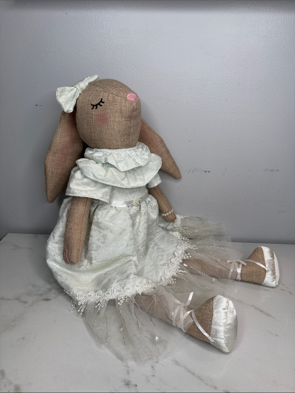 Collectible ballerina bunny doll